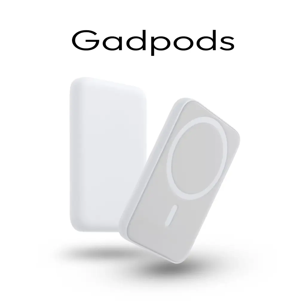 Gadpack Power Bank – 5000mAh & 10000mAh Magnetic Wireless Charging (5,000mAh)
